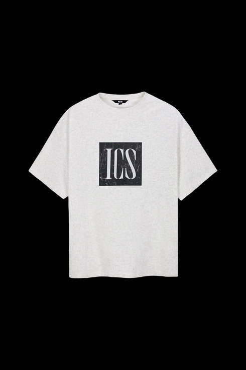 Contrast Color Logo Letter Cool Short Sleeve T-shirt